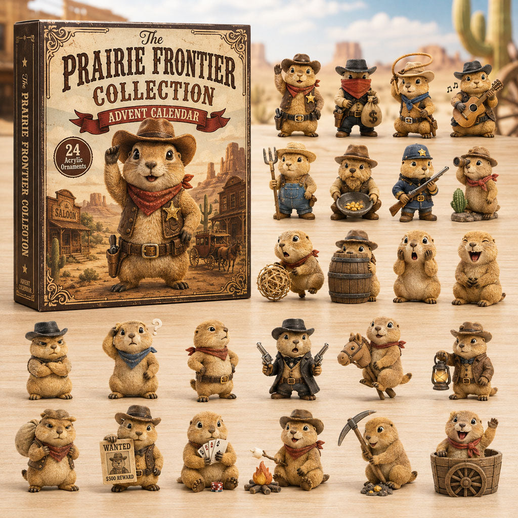 The Prairie Frontier Collection Advent Calendar 24 Days Of Christmas Blindbox Xmas Gift For Cowboys