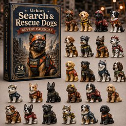 Urban Search And Rescue Dogs Christmas Advent Calendar Christmas Present For Dogs Mom