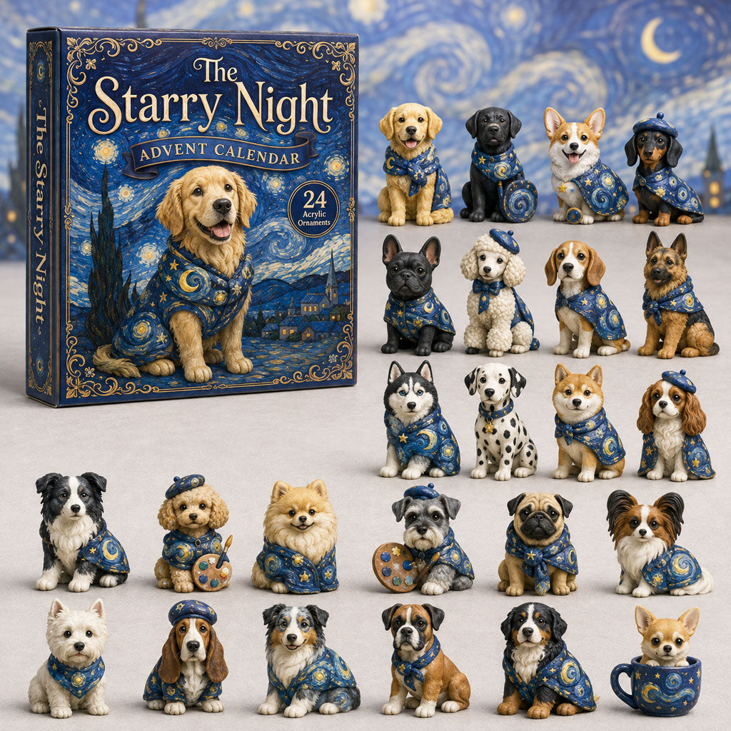 The Starry Night Dog Christmas Advent Calendar 2026 Best Xmas Gifts For Dog Lovers