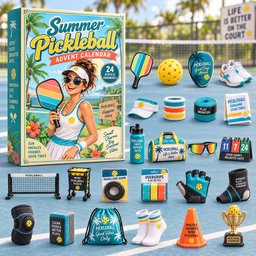 Summer Pickleball Christmas Decoration Advent Calendar 2026 Xmas Gifts For Pickleball Fans
