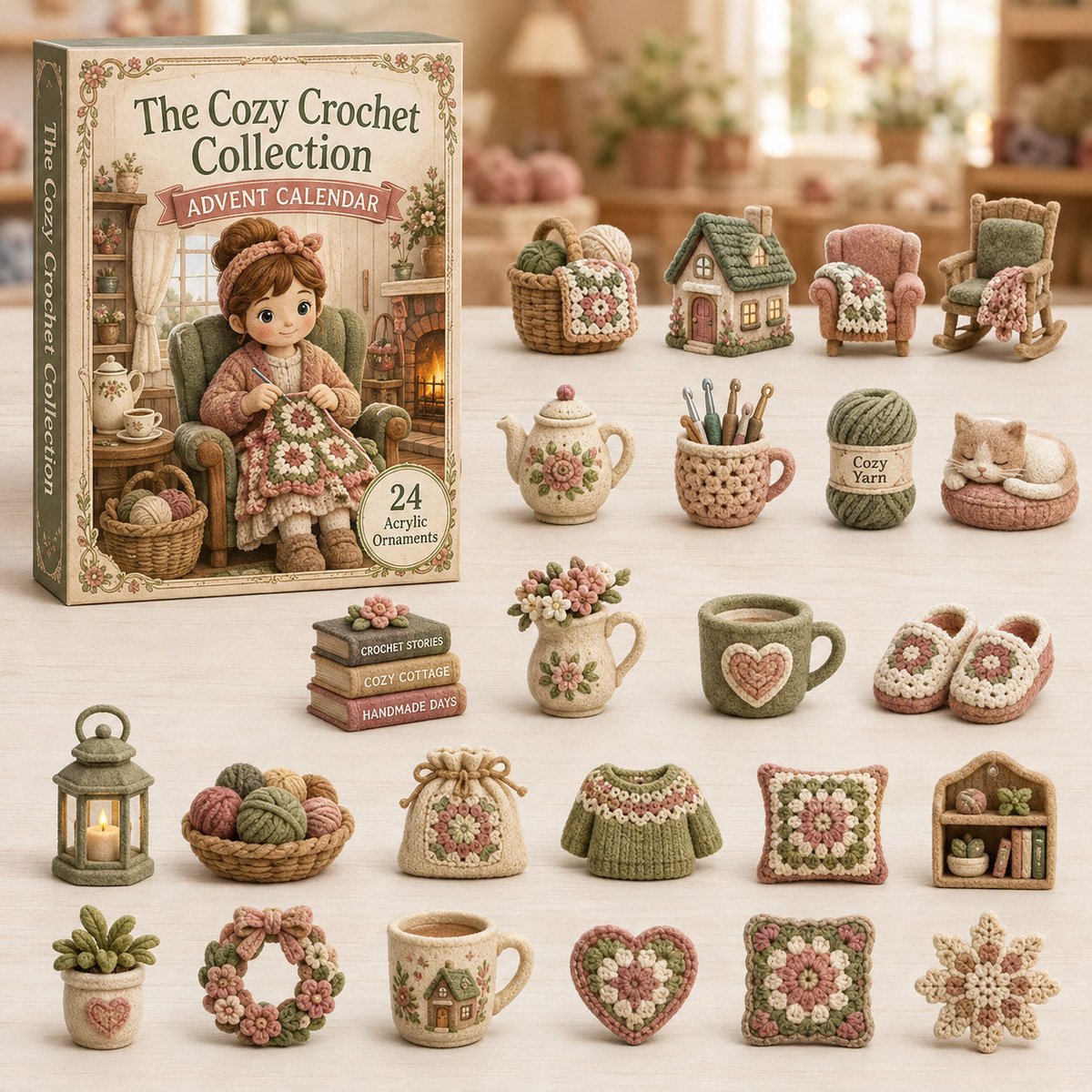 The Cozy Crochet Collection Christmas Advent Calendar Xmas Gifts For Crochet Lovers