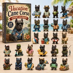 Vacation Cane Corso Advent Calendar 24 Days Of Christmas Blindbox Dog Lover Xmas Gifts