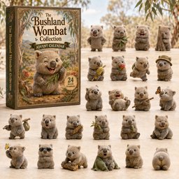 The Bushland Wombat Christmas Advent Calendar Xmas Countdown Gifts For Wombat Lovers