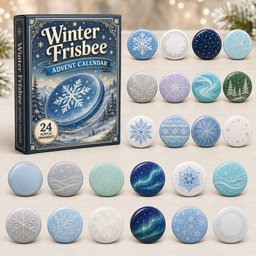 Winter Frisbee Christmas Advent Calendar 2026 Perfect Gift For Sports Fans