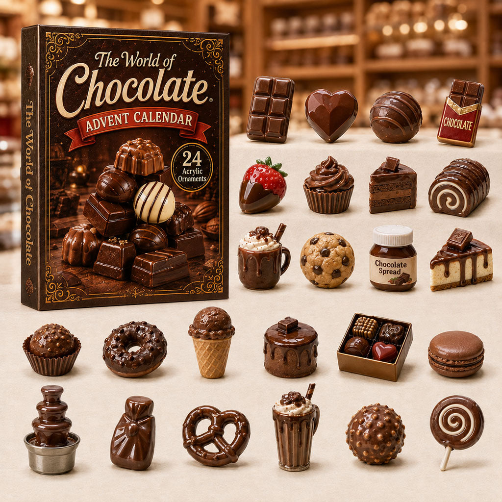 The World Of Chocolate Christmas Advent Calendar Xmas Tree Hanging Gifts For Sweet Tooths