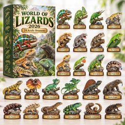 World Of Lizards Advent Calendar 24 Days Of Christmas Blindbox Xmas Gifts For Lizards Lovers