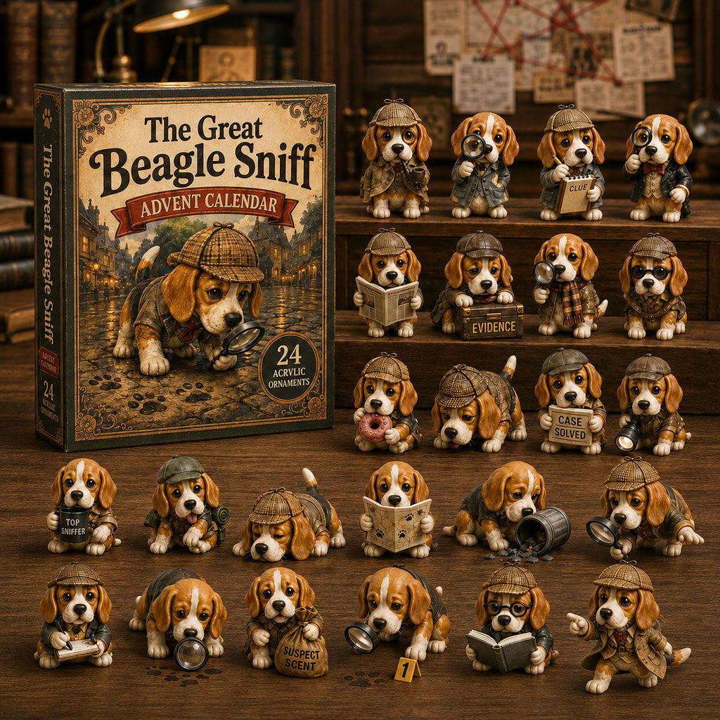 The Great Beagle Sniff Christmas Advent Calendar Holiday Decorations Gifts For Beagle Lovers