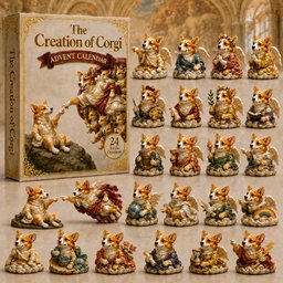 The Creation Of Corgi Christmas Advent Calendar 2026 Best Xmas Gifts For Corgi Lovers