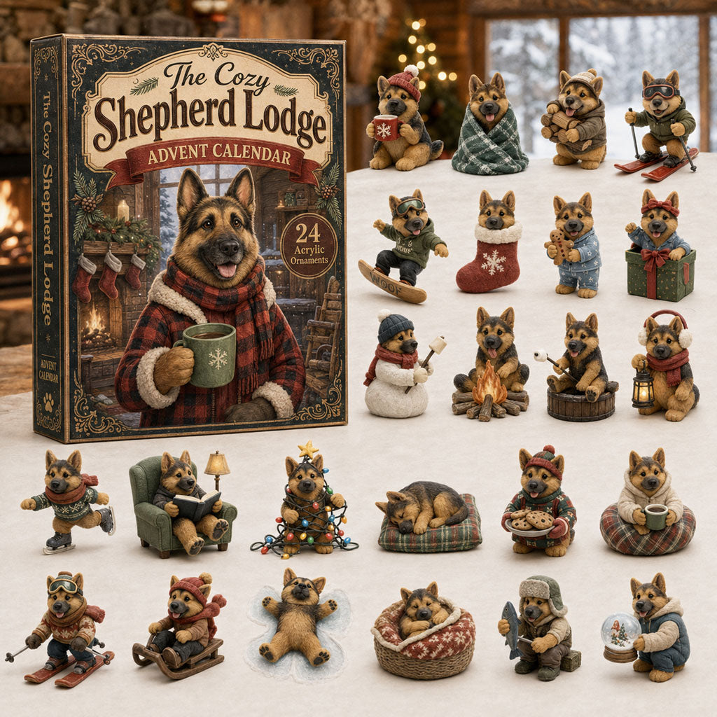 The Cozy Shepherd Lodge Christmas Advent Calendar Christmas Decorations Gifts For Xmas