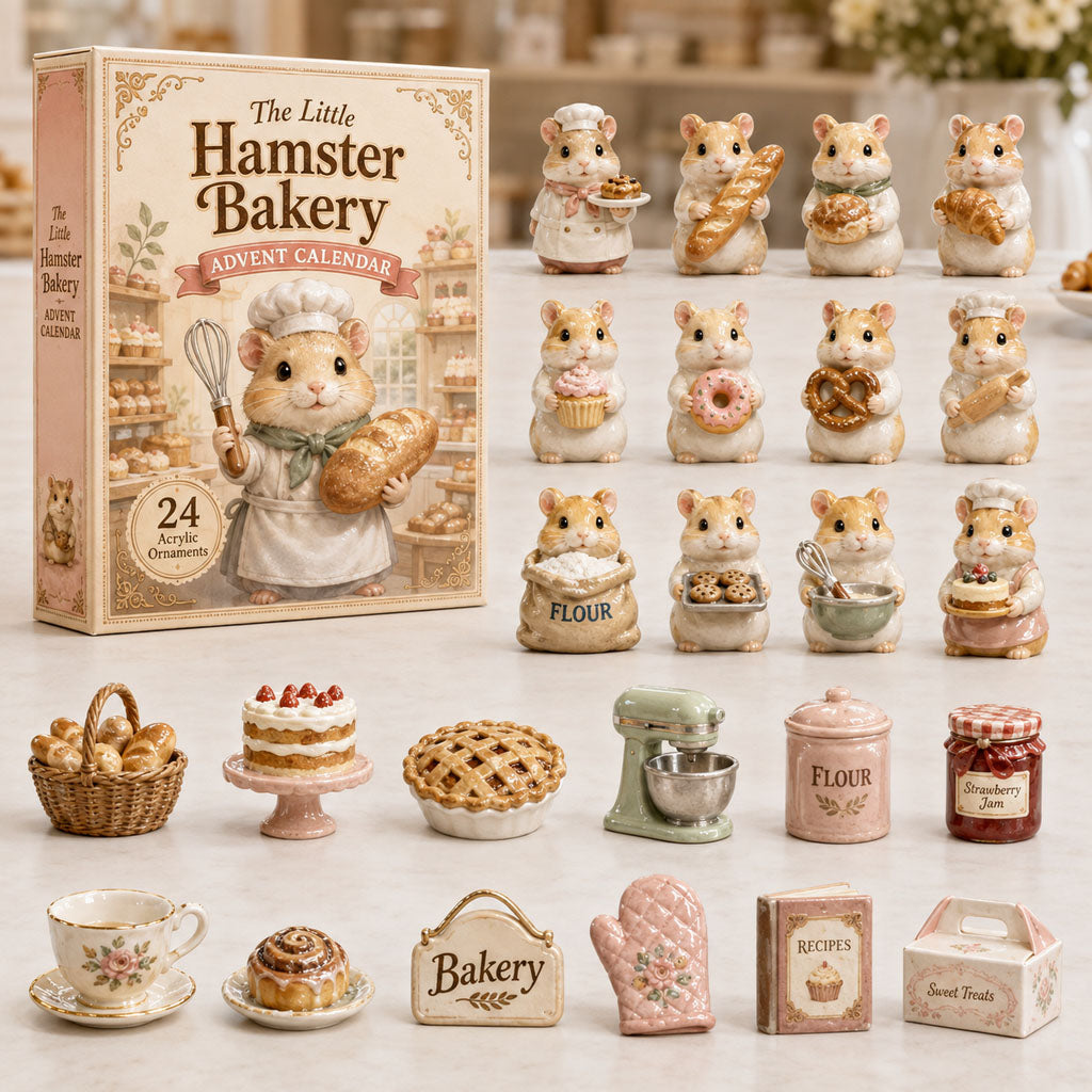 The Little Hamster Bakery Christmas Advent Calendar Xmas Gifts For Hamster Lovers