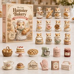 The Little Hamster Bakery Christmas Advent Calendar Xmas Gifts For Hamster Lovers