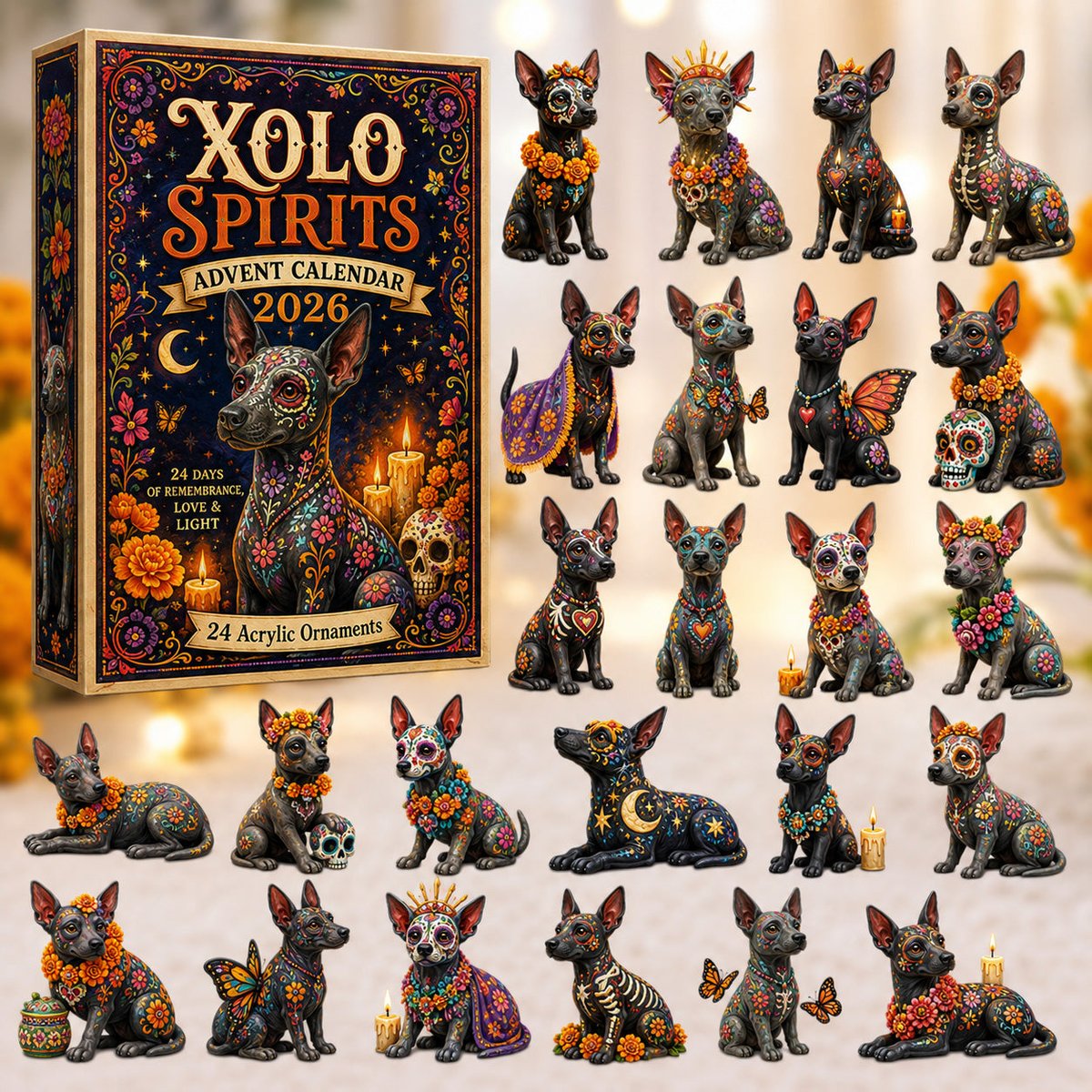 Xolo Spirits Halloween Advent Calendar 2026 24 Day Festive Countdown Halloween Gifts_