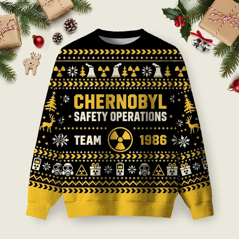 Chernobyl 1986 Ugly Christmas Sweater Xmas Merch Christmas Gifts For Boyfriend