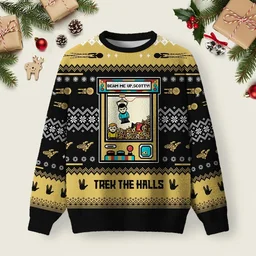 Beam Me Up Ugly Christmas Sweater Christmas Party Outfit Xmas Gifts For Brother
