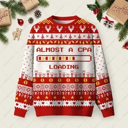 Almost A Cpa Loading Ugly Christmas Sweater Hilarious Ugly Christmas Sweaters Gifts Idea