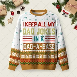 I Keep All My Dad Jokes Ugly Christmas Sweater Funny Xmas Sweaters Xmas Gifts For Brother