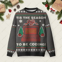 Coding Tis The Season Ugly Christmas Sweater Xmas Party Outfits Xmas Gifts For Husband