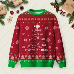 Math Merry Xmas Tree Ugly Christmas Sweater Christmas Day Clothes Xmas Gifts For Her