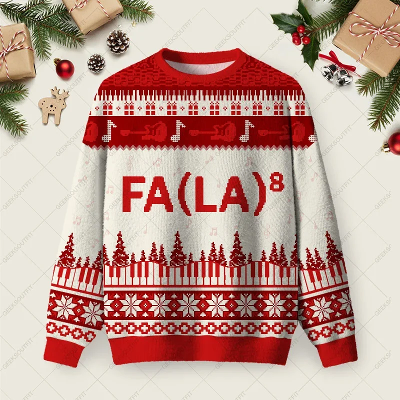 Fa La La Ugly Christmas Sweater Xmas Merch Christmas Gifts For Family Friends