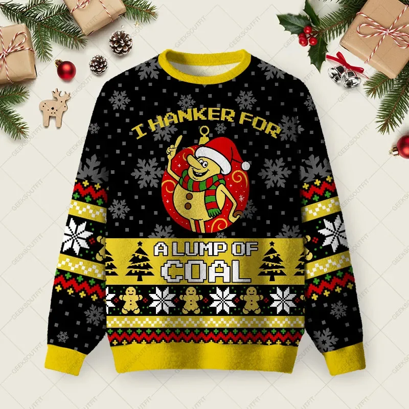 I Hanker For A Lump Of Coal Ugly Christmas Sweater Christmas Vacation Apparel Gifts For Family