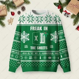 Freak In The Sheets Ugly Christmas Sweater Festive Clothing Xmas Gifts For Coworkers