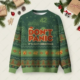 Galactic Christmas Guide Ugly Christmas Sweater Xmas Apparel Christmas Gifts For Space Lovers