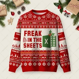Freak In The Sheets Ugly Christmas Sweater Funny Ugly Xmas Sweaters Gifts For Coworkers