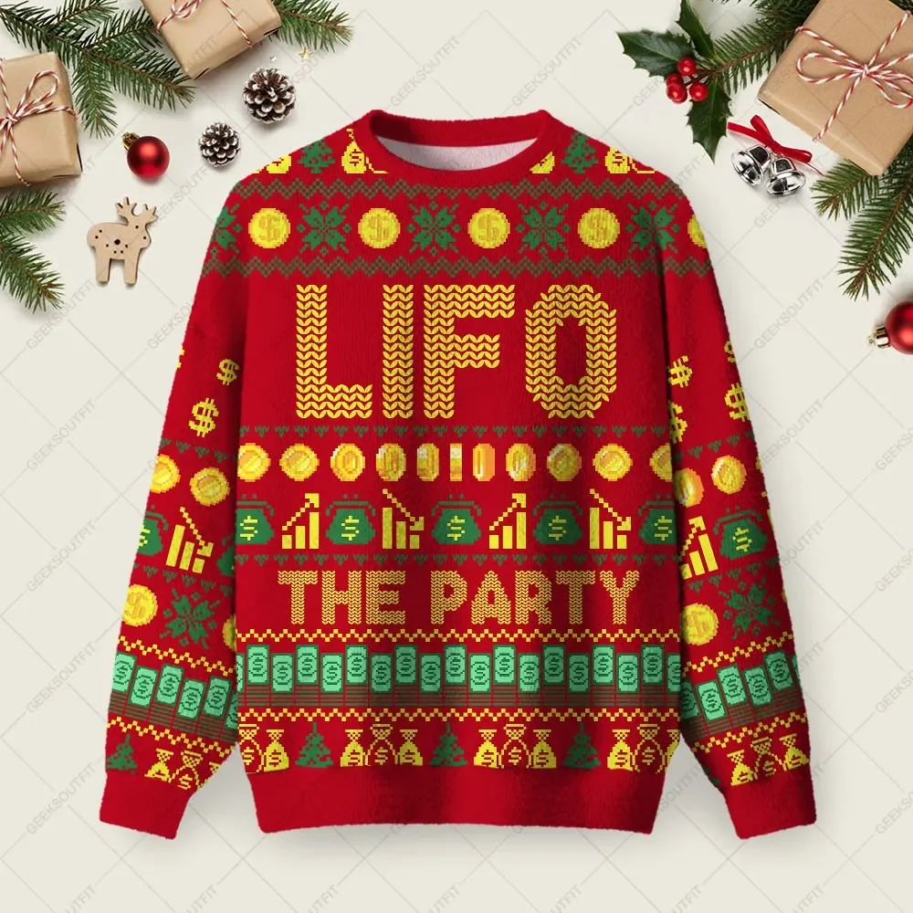 LIFO The Party Ugly Christmas Sweater Funny Xmas Sweaters Christmas Gifts For Sister