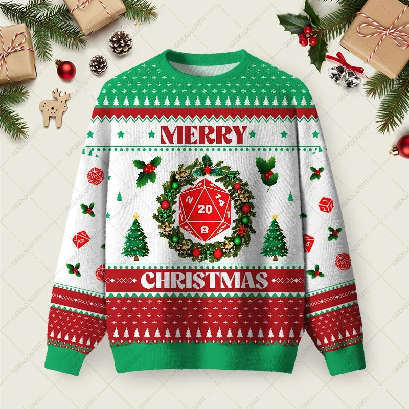 Merry Christmas Ugly Christmas Sweater Funny Ugly Xmas Sweaters Gifts For Husband