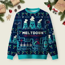 Holiday Meltdown Ugly Christmas Sweater Xmas Party Outfits Christmas Gifts For Brother