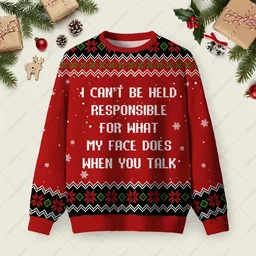 For Nonsense Ugly Christmas Sweater Christmas Party Outfit Xmas Gifts For Sister
