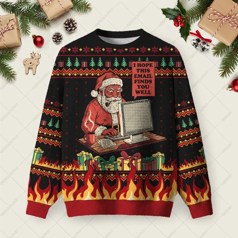 I Hope This Email Finds You Well Ugly Christmas Sweater Funny Xmas Sweaters Xmas Gifts