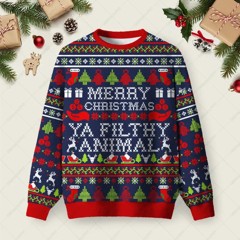 Filthy Xmas Fun Christmas Sweater Xmas Merch Xmas Gift For Girlfriend