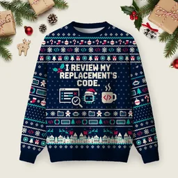 I Review My Replacements Code Ugly Christmas Sweater Christmas Party Outfit Gifts For Him