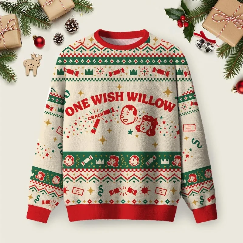 One Wish Willow Ugly Christmas Sweater Christmas Vacation Apparel Xmas Gifts For Her