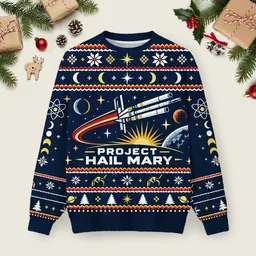 Space Rescue Mission Ugly Christmas Sweater Xmas Merch Christmas Gifts For Space Lovers