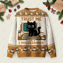 Trust Me Ugly Christmas Sweater Xmas Merch Christmas Gifts For Friends