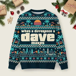 What A Difference Ugly Christmas Sweater Christmas Outfits Xmas Gifts For Husband