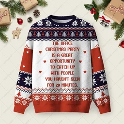 The Office Christmas Party Ugly Christmas Sweater Funny Xmas Sweaters Gifts For Daughter
