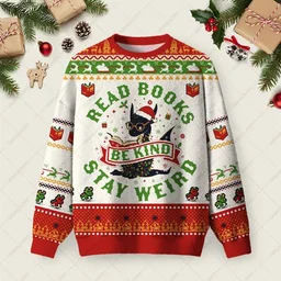 Stay Weird Ugly Christmas Sweater Xmas Clothing Christmas Gifts For Best Friends
