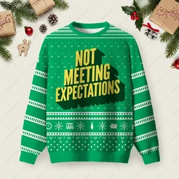 Not Meeting Expectations Ugly Christmas Sweater Funny Ugly Xmas Sweaters Gifts For BFF