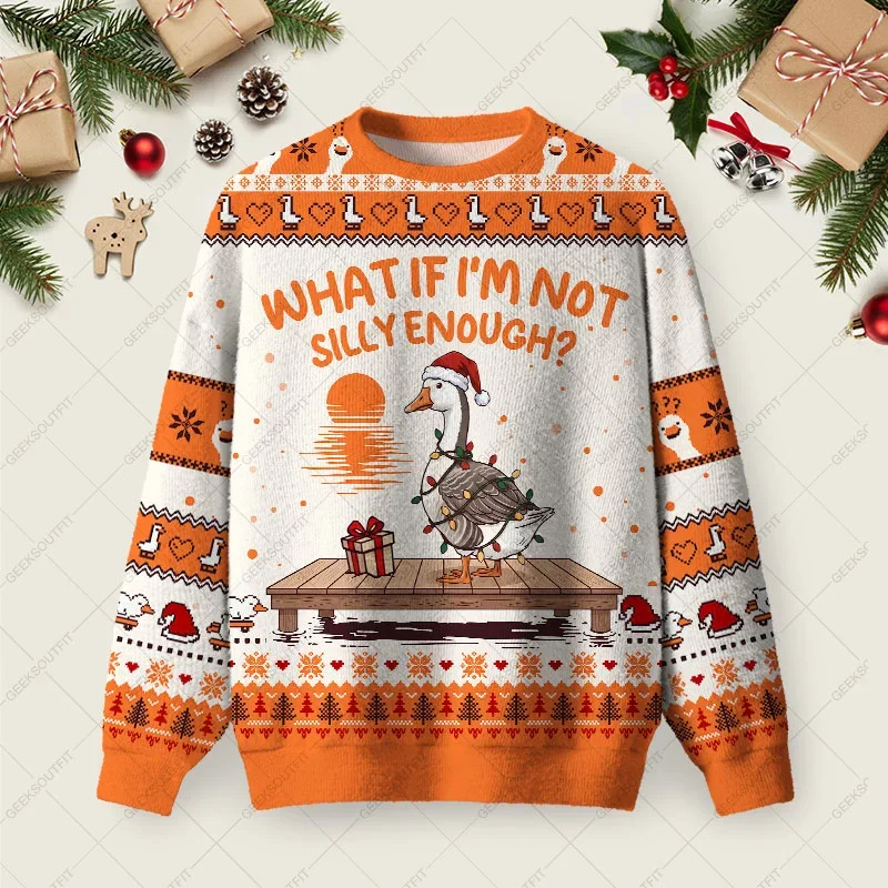 What If Im Not Silly Enough Ugly Christmas Sweater Xmas Apparel Christmas Gifts For Friends