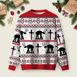Moose Walker Ugly Christmas Sweater Xmas Merch Christmas Gifts For Animal Lovers