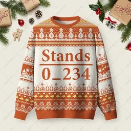 Stands 0 234 Ugly Christmas Sweater Funny Xmas Sweaters Christmas Gifts For Brother