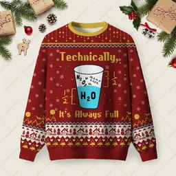 Technically It_s Always Full Ugly Christmas Sweater Xmas Party Outfits Christmas Gifts For Dad