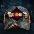 Colorado Flag Hat 3D Print USA Flag Vintage Hat Patriotic Colorado Cap Gift For Daddy
