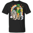 Cute St Patricks Day Shirt Cat Irish St Patty's Day Women's Apparel Gift