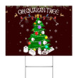 Oh Quran-Tree Christmas Tree With Toilet Paper Yard Sign Funny Christmas Sign Outdoor 2021