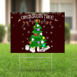 Oh Quran-Tree Christmas Tree With Toilet Paper Yard Sign Funny Christmas Sign Outdoor 2021