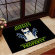 Llama Hippity Hoppity Get Off My Property Doormat  Funny Housewarming Gift Ideas